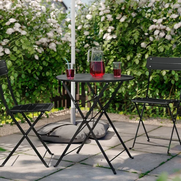 Set mobilă terasă Ikea Sundso Plastic / Plastic / Plastic / Black photo 6 Set mobilă terasă Ikea Sundso Plastic / Plastic / Plastic / Black photo 6