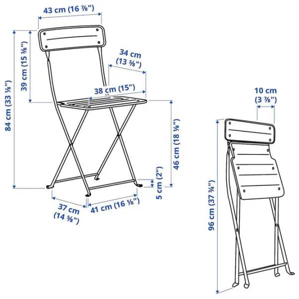 Set mobilă terasă Ikea Sundso Plastic / Plastic / Plastic / White photo 5 Set mobilă terasă Ikea Sundso Plastic / Plastic / Plastic / White photo 5