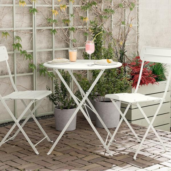 Set mobilă terasă Ikea Sundso Plastic / Plastic / Plastic / White photo 6 Set mobilă terasă Ikea Sundso Plastic / Plastic / Plastic / White photo 6