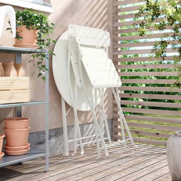 Set mobilă terasă Ikea Sundso Plastic / Plastic / Plastic / White photo 7 Set mobilă terasă Ikea Sundso Plastic / Plastic / Plastic / White photo 7