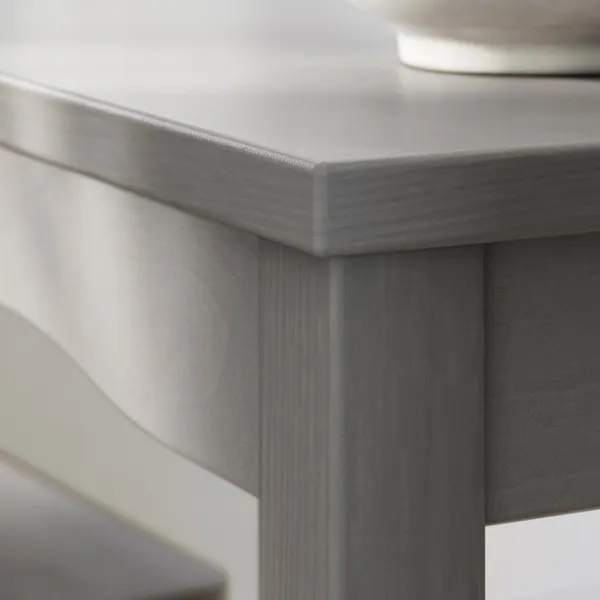 Кухонный стол зафиксированный Ikea Hauga ДСП/ Серый photo 3