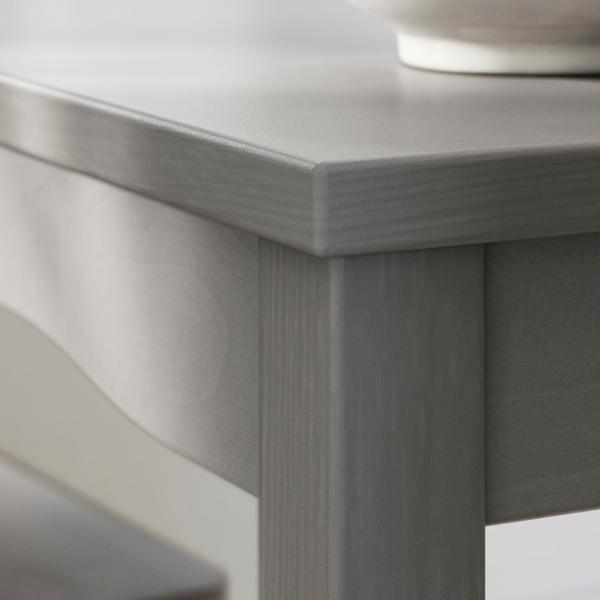 Кухонный стол зафиксированный Ikea Hauga ДСП/ Серый photo 3