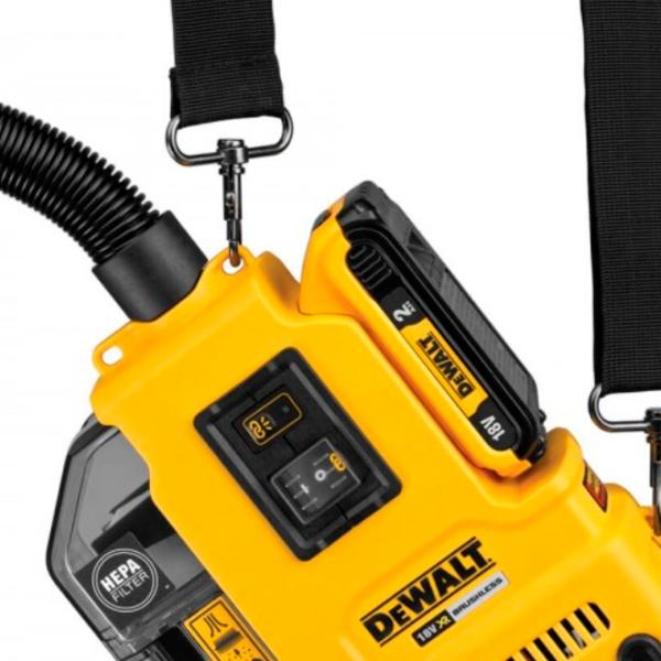 Промышленный пылесос Dewalt DWH161D1-QW  / Желтый photo 3