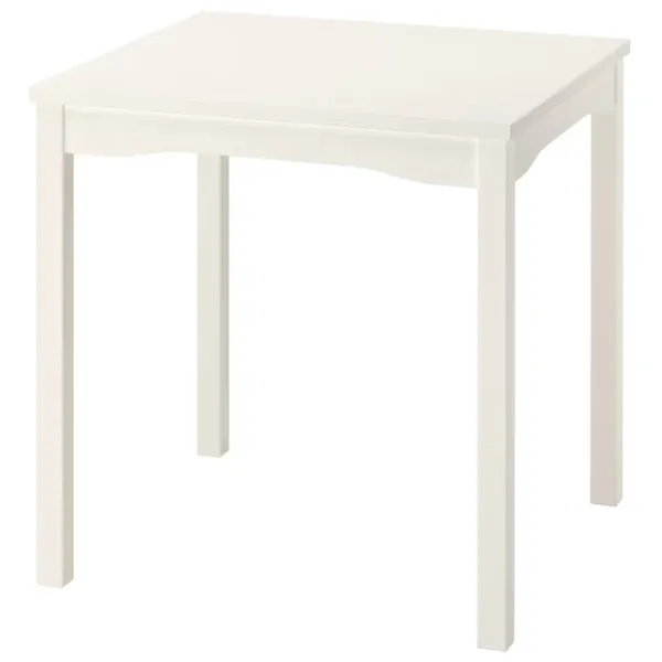 Masă de bucătărie fixă Ikea Hauga PAL/ White photo 1