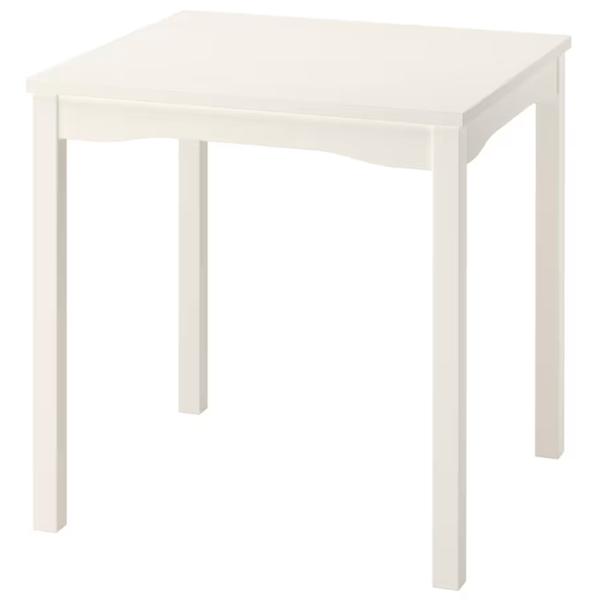 Masă de bucătărie fixă Ikea Hauga PAL/ White photo 1