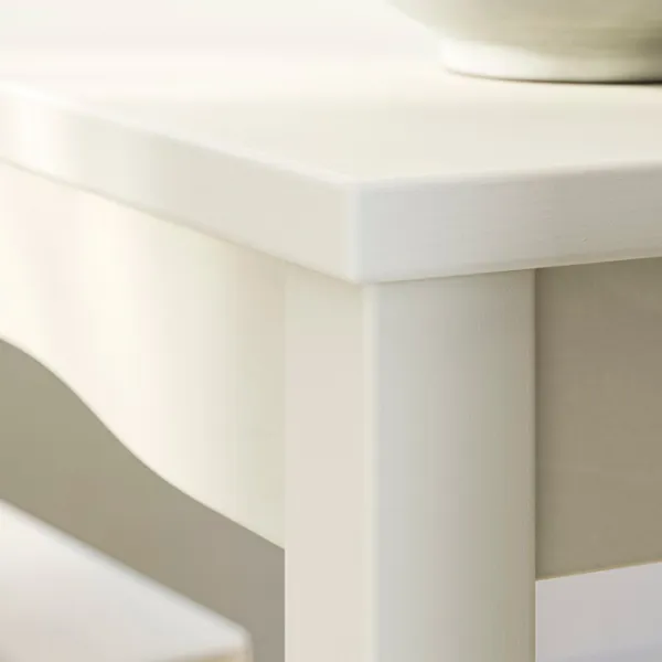 Masă de bucătărie fixă Ikea Hauga PAL/ White photo 3