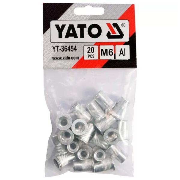Заклепки Yato YT36454 Алюминий / 20 photo 1