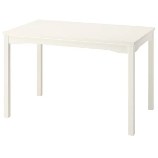 Masă de bucătărie fixă Ikea Hauga PAL/ White photo 1