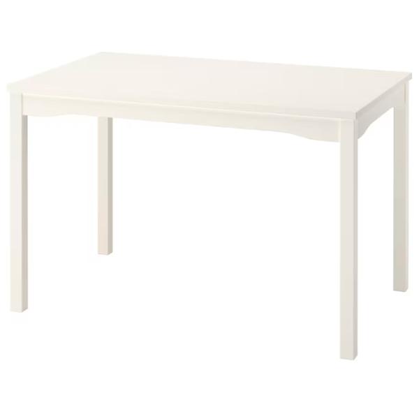 Masă de bucătărie fixă Ikea Hauga PAL/ White photo 1