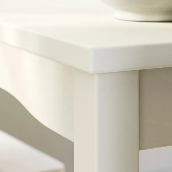 Masă de bucătărie fixă Ikea Hauga PAL/ White photo 4