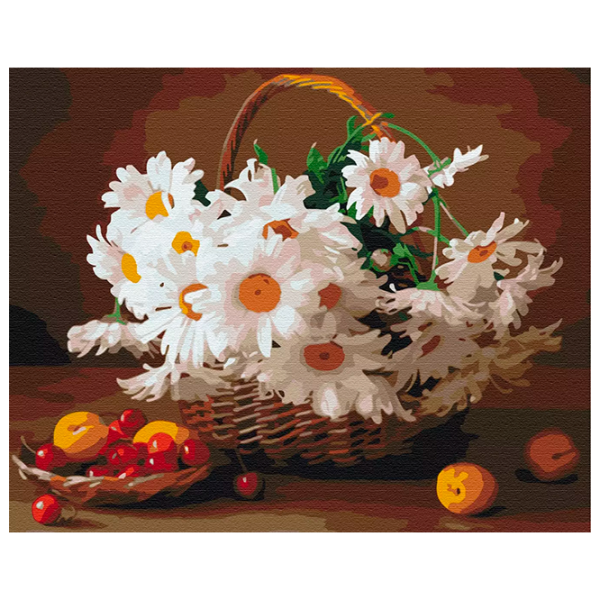 Картина по номерам BrushMe Полевые ромашки BS29376 50 x 40 см / Горизонтальная photo 1 Картина по номерам BrushMe Полевые ромашки BS29376 50 x 40 см / Горизонтальная photo 1