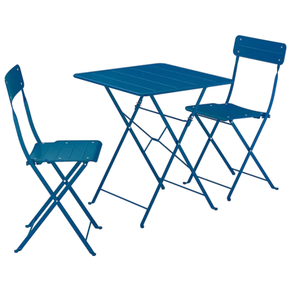 Set mobilă terasă Ikea Sundso Metal / Metal / Metal / Dark Blue photo 1 Set mobilă terasă Ikea Sundso Metal / Metal / Metal / Dark Blue photo 1