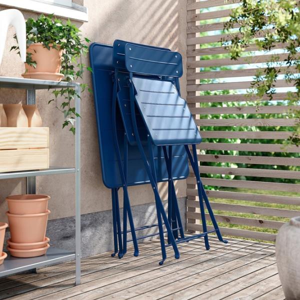 Set mobilă terasă Ikea Sundso Metal / Metal / Metal / Dark Blue photo 9 Set mobilă terasă Ikea Sundso Metal / Metal / Metal / Dark Blue photo 9