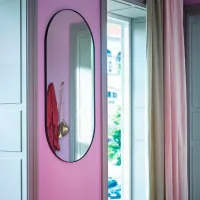 Oglindă de baie Ikea Lindbyn Glass / Oval photo 5
