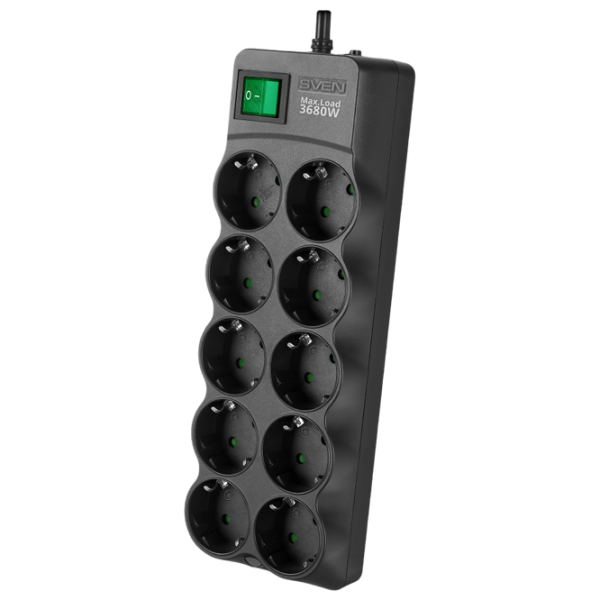 Prelungitor Sven SF-10E-16 1.8 m Black photo 1
