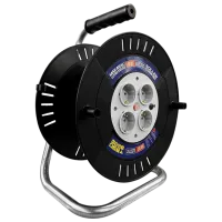 Prelungitor pe tambur Horoz Roll 2 fără cablu Black