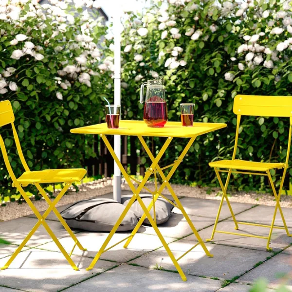 Набор мебели для террасы Ikea Sundso Металл / Металл / Металл / Желтый photo 6 Набор мебели для террасы Ikea Sundso Металл / Металл / Металл / Желтый photo 6