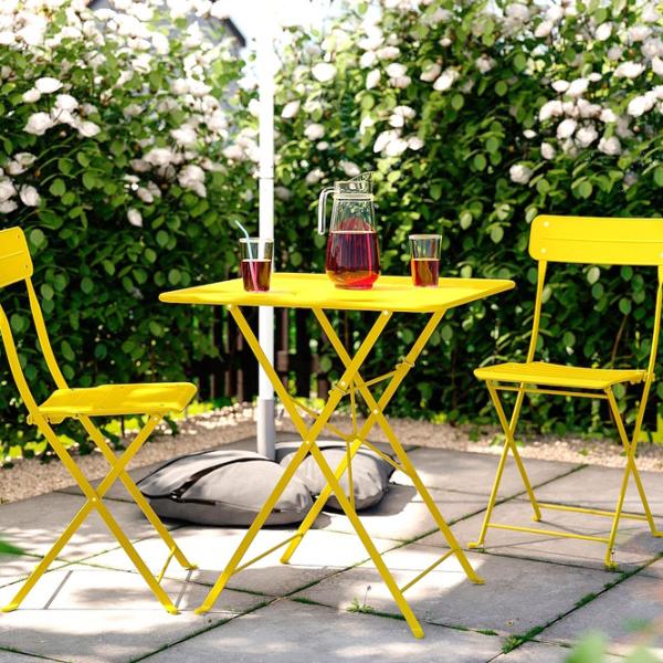 Набор мебели для террасы Ikea Sundso Металл / Металл / Металл / Желтый photo 6 Набор мебели для террасы Ikea Sundso Металл / Металл / Металл / Желтый photo 6