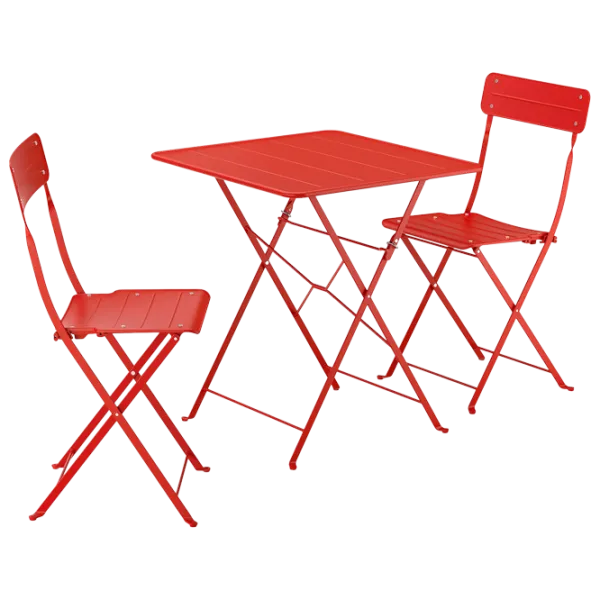 Set mobilă terasă Ikea Sundso Metal / Metal / Metal / Red photo 1 Set mobilă terasă Ikea Sundso Metal / Metal / Metal / Red photo 1