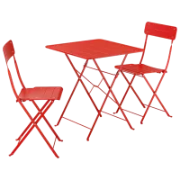 Набор мебели для террасы Ikea Sundso Металл / Металл / Металл / Красный