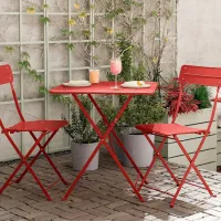 Набор мебели для террасы Ikea Sundso Металл / Металл / Металл / Красный photo 7