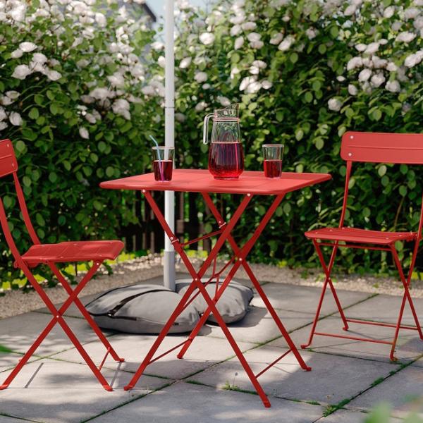 Set mobilă terasă Ikea Sundso Metal / Metal / Metal / Red photo 9 Set mobilă terasă Ikea Sundso Metal / Metal / Metal / Red photo 9