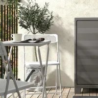 Set mobilă terasă Ikea Torparo Plastic / Plastic / Plastic / White photo 5