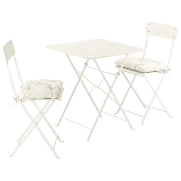 Set mobilă terasă Ikea Sundso/Kuddarna Poliester / Plastic / Plastic / White photo 1 Set mobilă terasă Ikea Sundso/Kuddarna Poliester / Plastic / Plastic / White photo 1