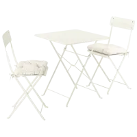 Set mobilă terasă Ikea Sundso/Kuddarna Poliester / Plastic / Plastic / White