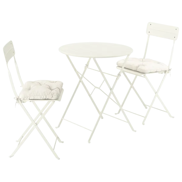 Set mobilă terasă Ikea Sundso/Kuddarna Poliester / Plastic / Plastic / White photo 1 Set mobilă terasă Ikea Sundso/Kuddarna Poliester / Plastic / Plastic / White photo 1