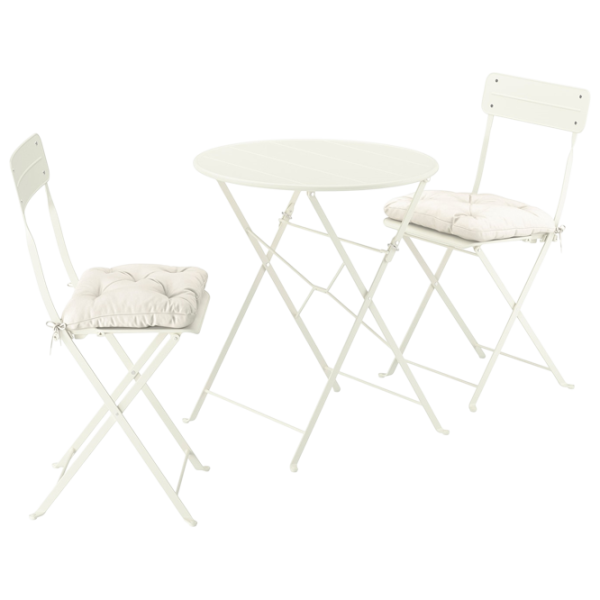 Set mobilă terasă Ikea Sundso/Kuddarna Poliester / Plastic / Plastic / White photo 1 Set mobilă terasă Ikea Sundso/Kuddarna Poliester / Plastic / Plastic / White photo 1