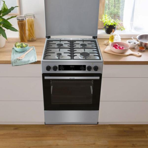 Aragaz Gorenje GKS6C71XF Pe gaz/ Inox/  photo 9