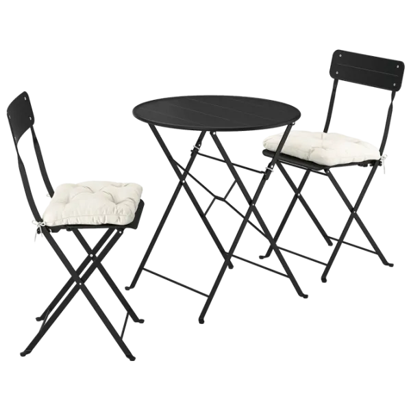 Set mobilă terasă Ikea Sundso/Kuddarna Plastic / Metal / Metal / Black photo 1 Set mobilă terasă Ikea Sundso/Kuddarna Plastic / Metal / Metal / Black photo 1