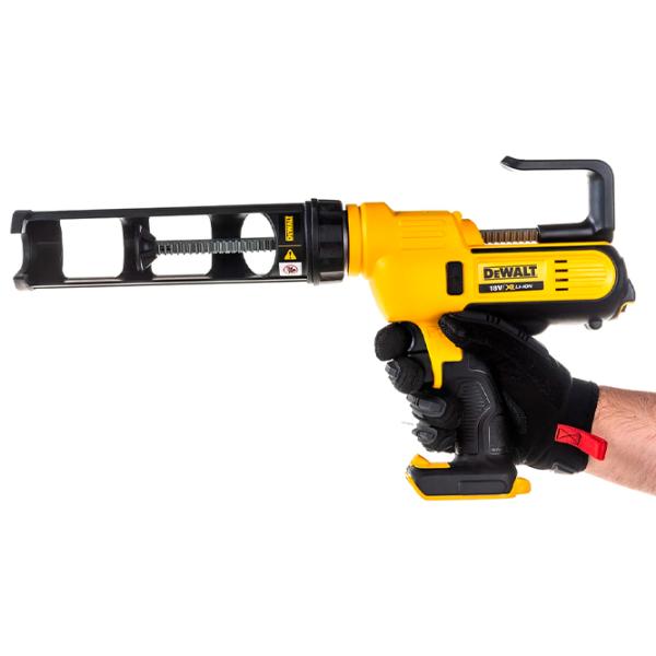 Pistol pentru silicon Dewalt DCE560N Yelow photo 3