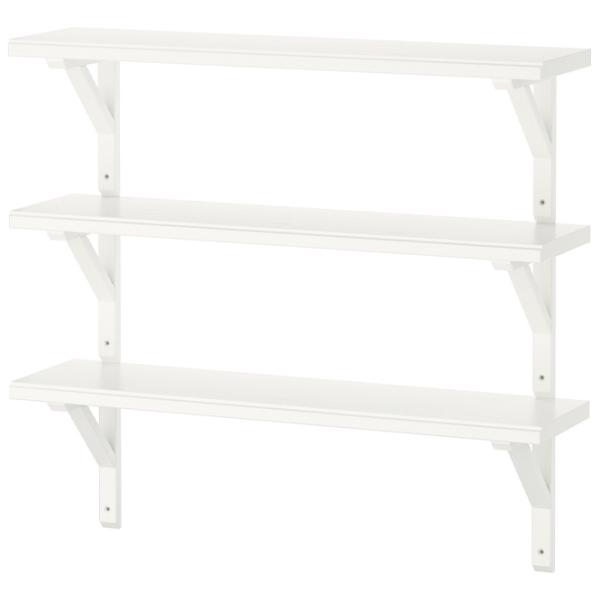 Rafturi Ikea Tranhult/Sandshult Masiv / White photo 1