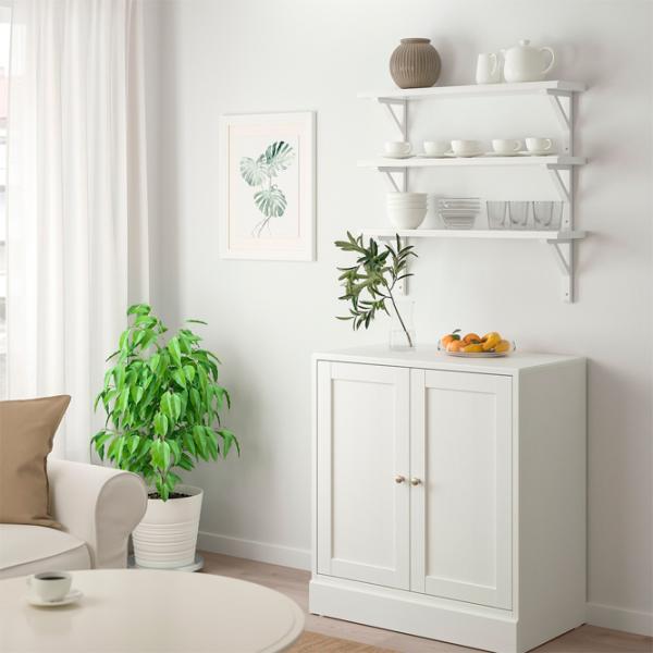 Rafturi Ikea Tranhult/Sandshult Masiv / White photo 2