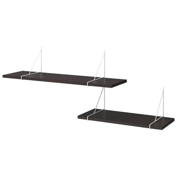 Rafturi Ikea Bergshult/Pershult PAL / Negru-maro photo 1 Rafturi Ikea Bergshult/Pershult PAL / Negru-maro photo 1