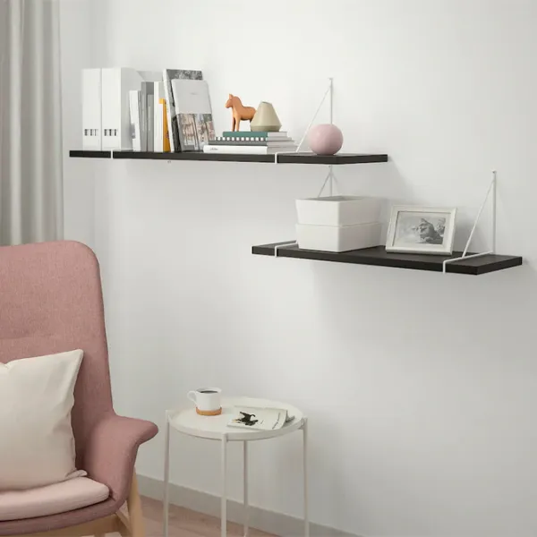 Rafturi Ikea Bergshult/Pershult PAL / Negru-maro photo 2 Rafturi Ikea Bergshult/Pershult PAL / Negru-maro photo 2