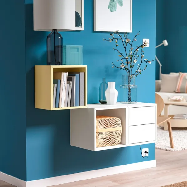 Rafturi Ikea Eket PAL / Galben-deshis-Alb photo 3 Rafturi Ikea Eket PAL / Galben-deshis-Alb photo 3