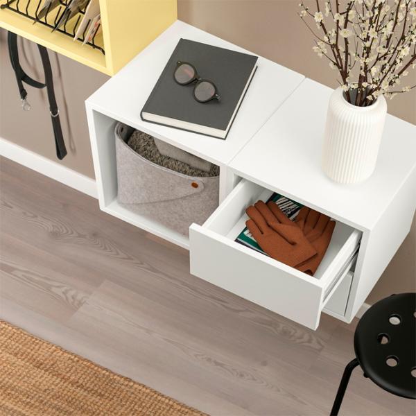Rafturi Ikea Eket PAL / Galben-deshis-Alb photo 5 Rafturi Ikea Eket PAL / Galben-deshis-Alb photo 5
