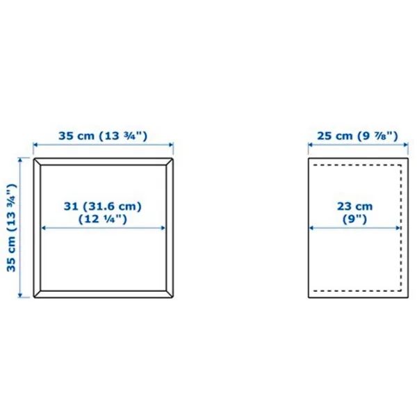 Полка Ikea Eket ДСП / Тёмно-серый photo 6
