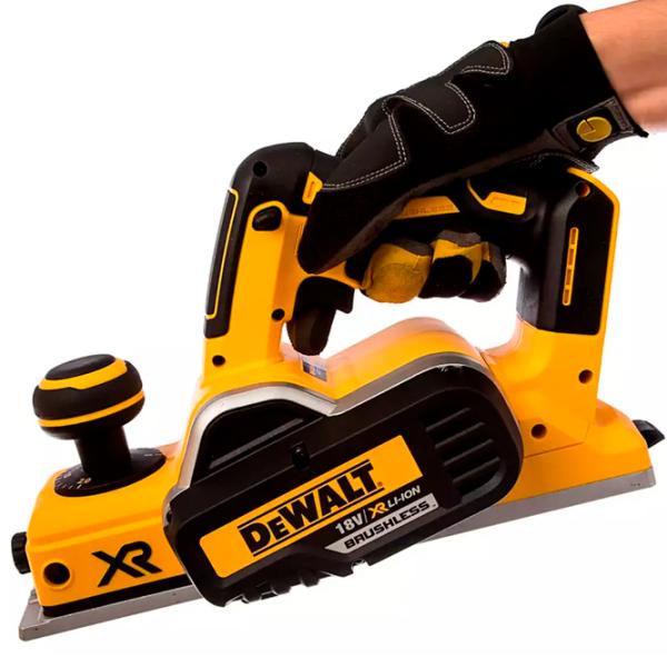 Электрорубанок Dewalt DCP580NT 15000 об/мин / Желтый photo 7
