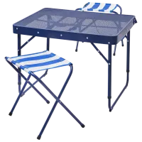 Набор мебели для террасы Ikea Strandon Полиэстер / Пластик / Металл / Синий