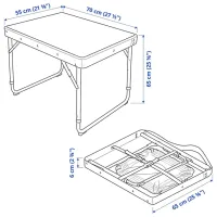 Набор мебели для террасы Ikea Strandon Полиэстер / Пластик / Металл / Синий photo 6