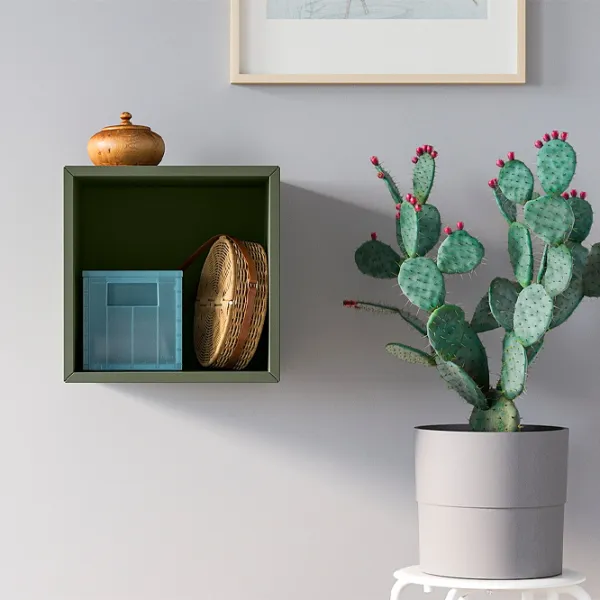 Полка Ikea Eket ДСП / Серо-зеленый photo 2