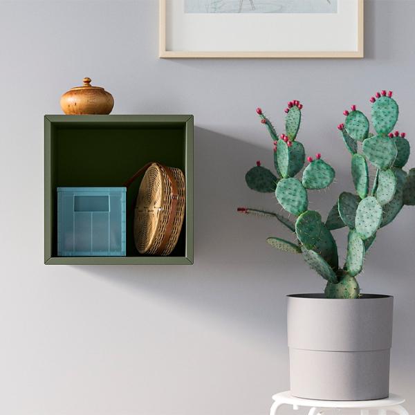 Полка Ikea Eket ДСП / Серо-зеленый photo 2