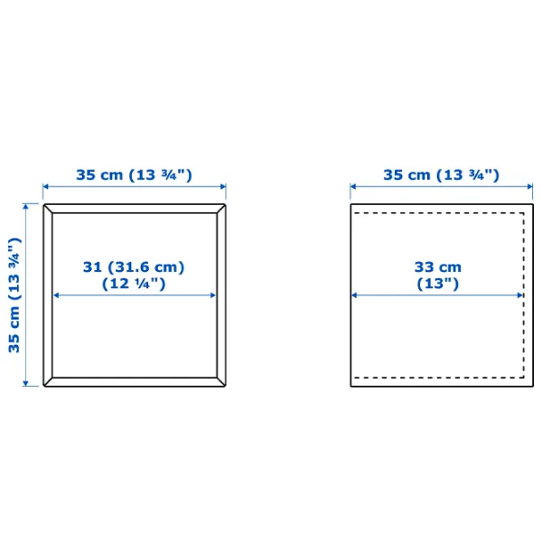 Полка Ikea Eket ДСП / Светло-желтый photo 8