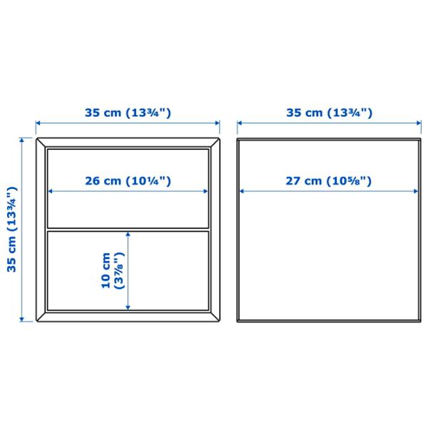 Полки Ikea Eket ДСП / Темно серый - Серо зеленый photo 8 Полки Ikea Eket ДСП / Темно серый - Серо зеленый photo 8