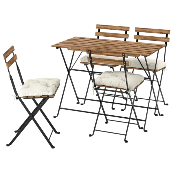 Set mobilă terasă Ikea Tarno/Kuddarna Metal / Metal / Metal / Light Brown photo 1 Set mobilă terasă Ikea Tarno/Kuddarna Metal / Metal / Metal / Light Brown photo 1