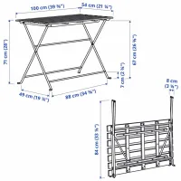 Набор мебели для террасы Ikea Tarno/Kuddarna Металл / Металл / Металл / Светло-коричневый photo 7